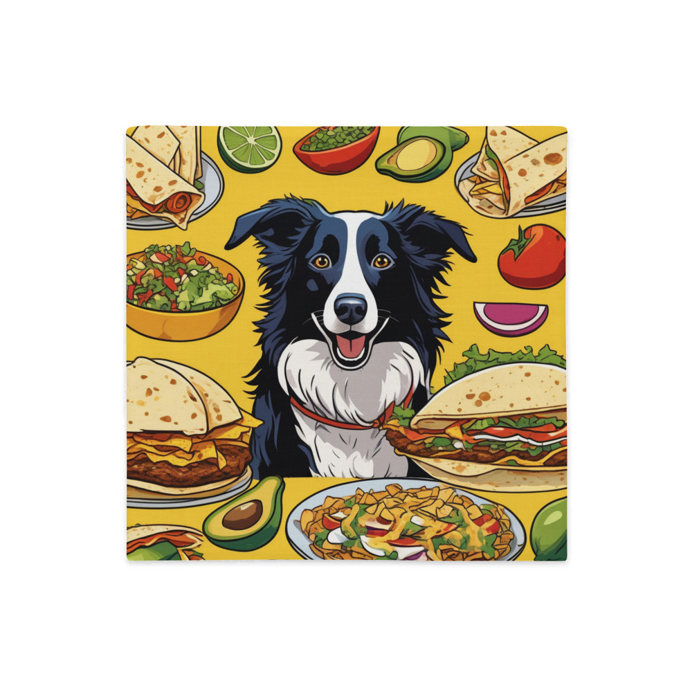 PugMug Custom Border Collie Premium Pillow Case