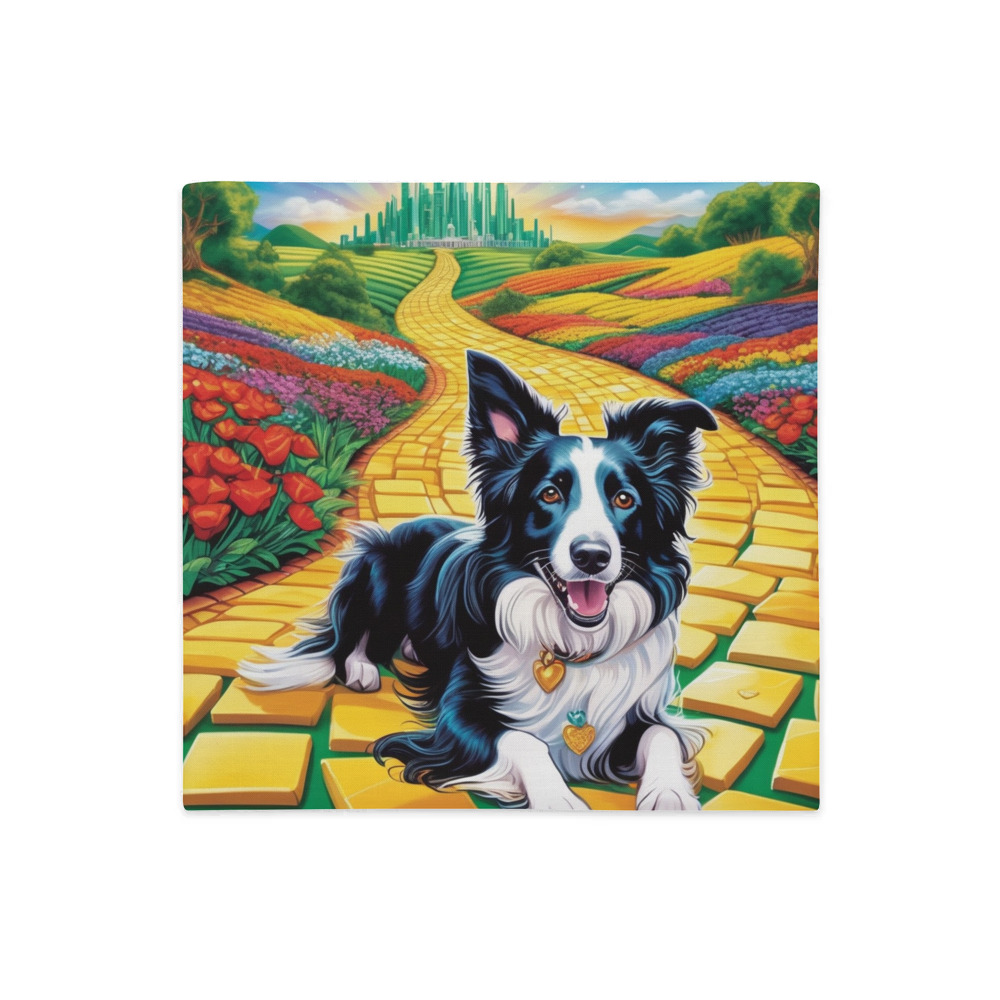 PugMug Custom Border Collie Premium Pillow Case