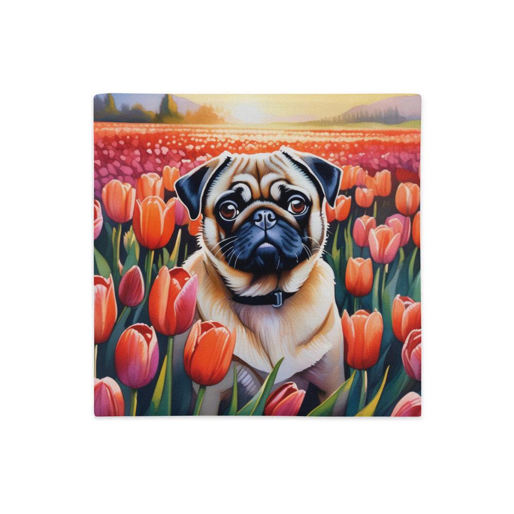 PugMug Custom Pug Premium Pillow Case