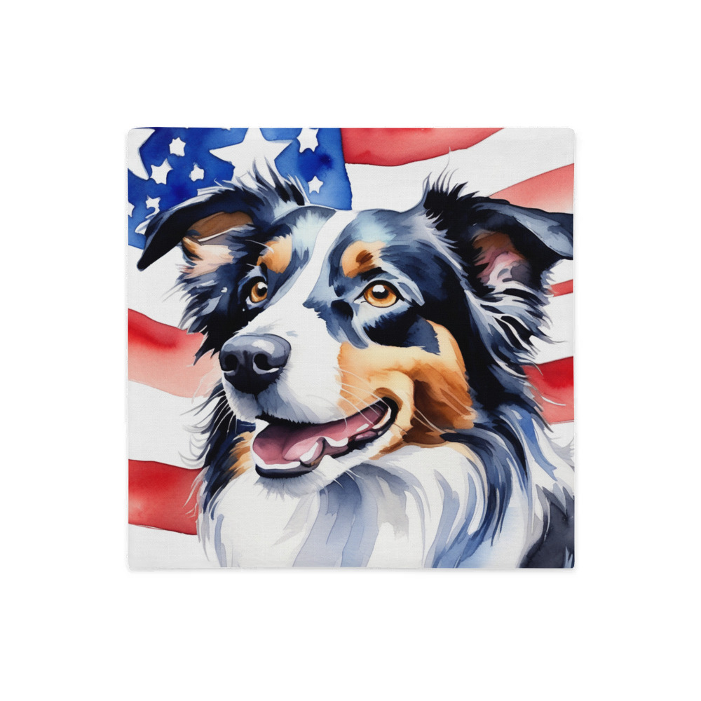 PugMug Custom Border Collie Premium Pillow Case