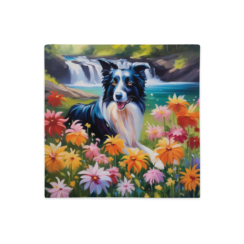 PugMug Custom Border Collie Premium Pillow Case