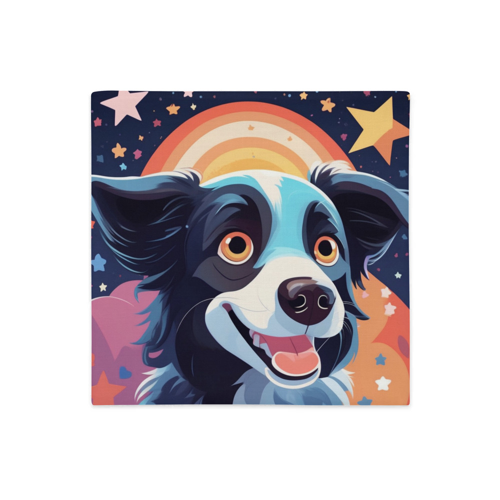 PugMug Custom Border Collie Premium Pillow Case