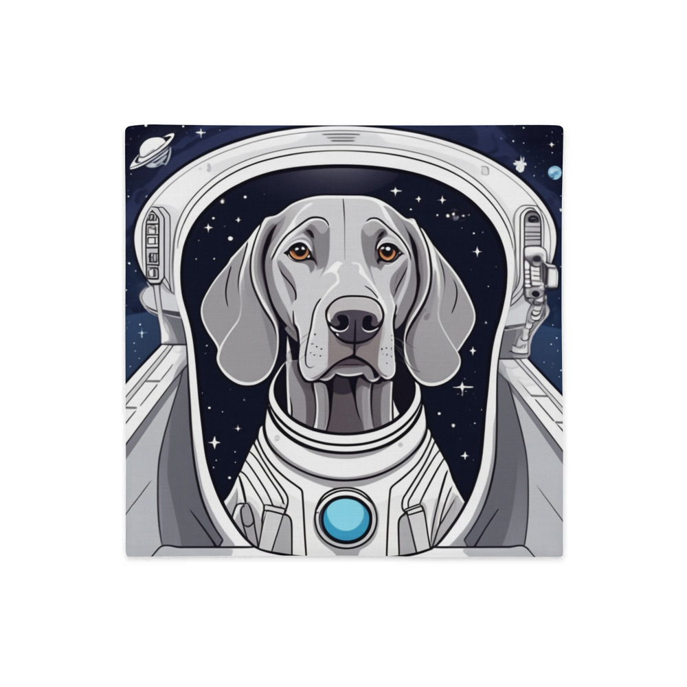 PugMug Custom Weimaraner Premium Pillow Case