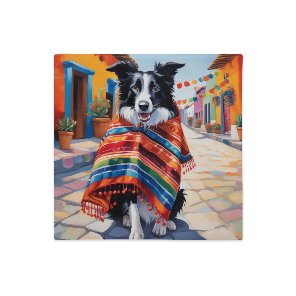 PugMug Custom Border Collie Premium Pillow Case