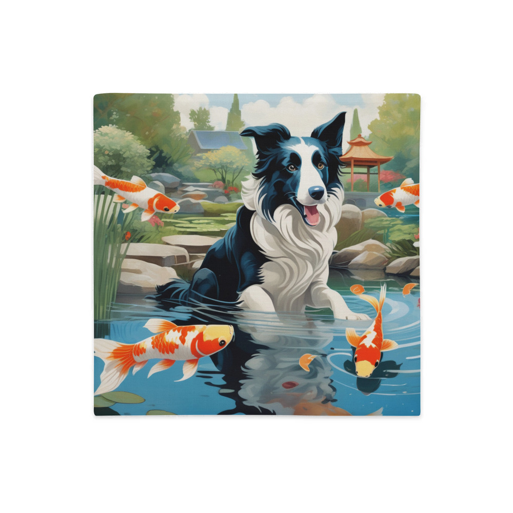 PugMug Custom Border Collie Premium Pillow Case