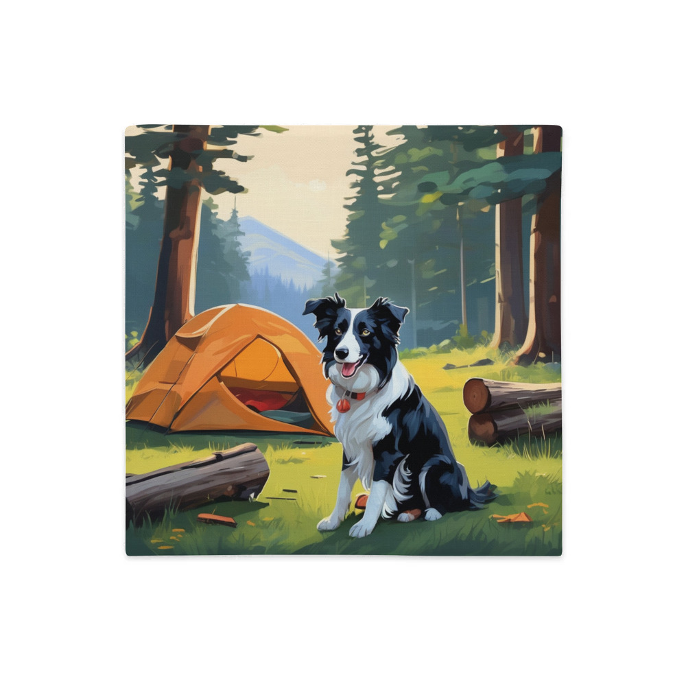 PugMug Custom Border Collie Premium Pillow Case