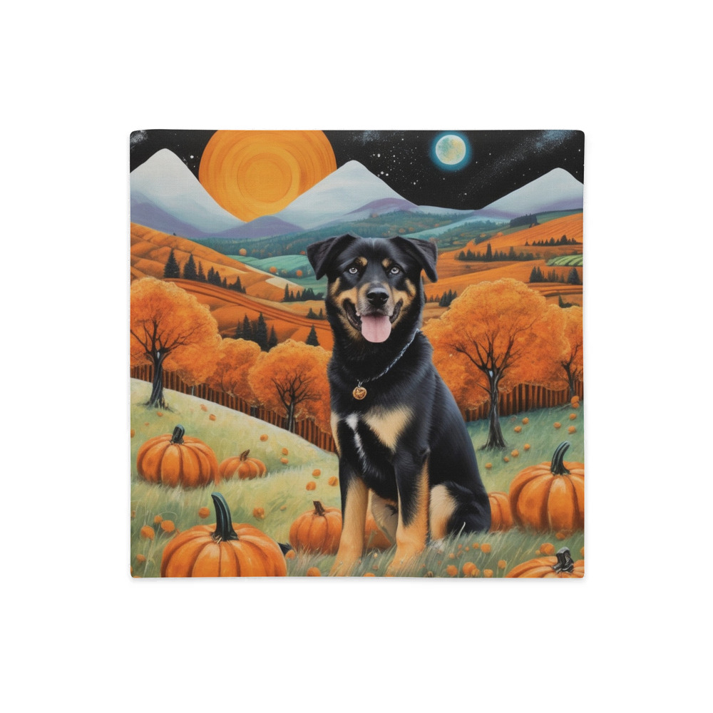 PugMug Custom Blue Premium Pillow Case