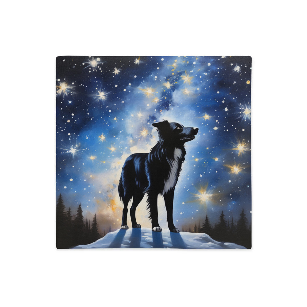 PugMug Custom Border Collie Premium Pillow Case