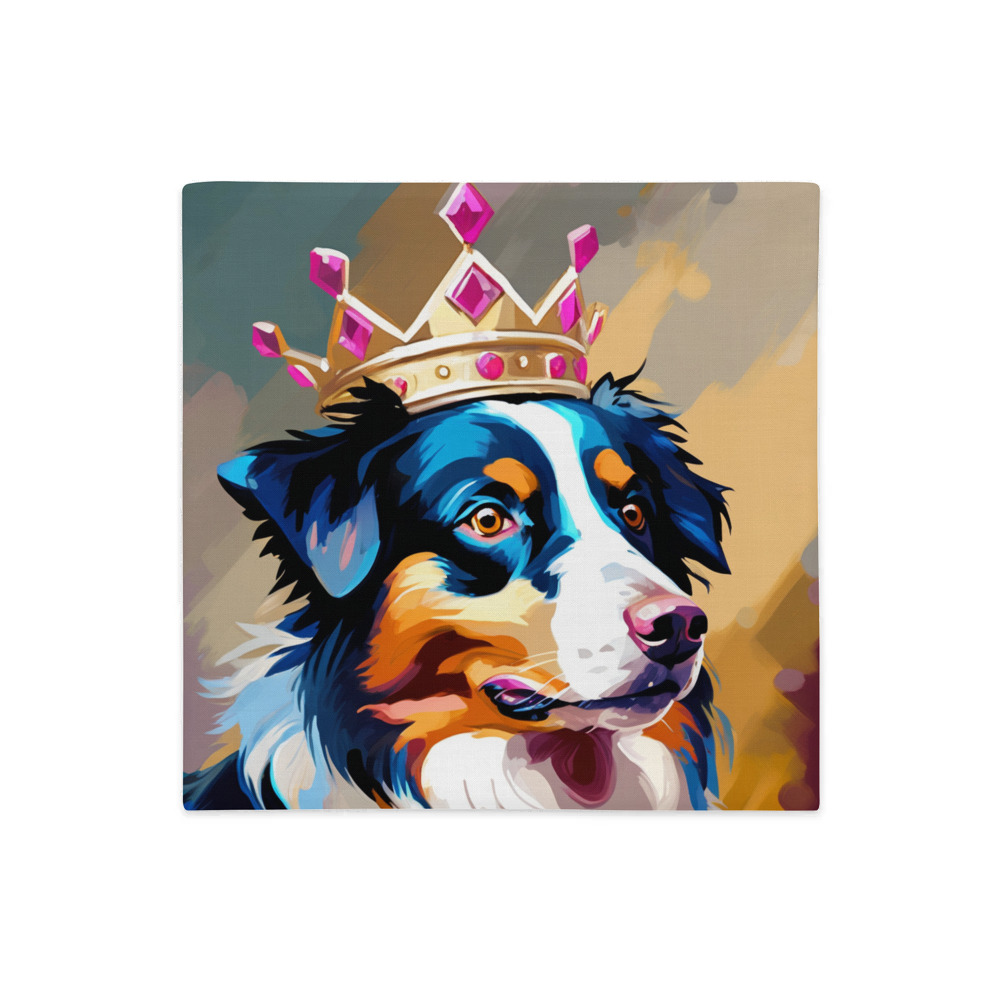 PugMug Custom Australian Shepherd Dog Premium Pillow Case