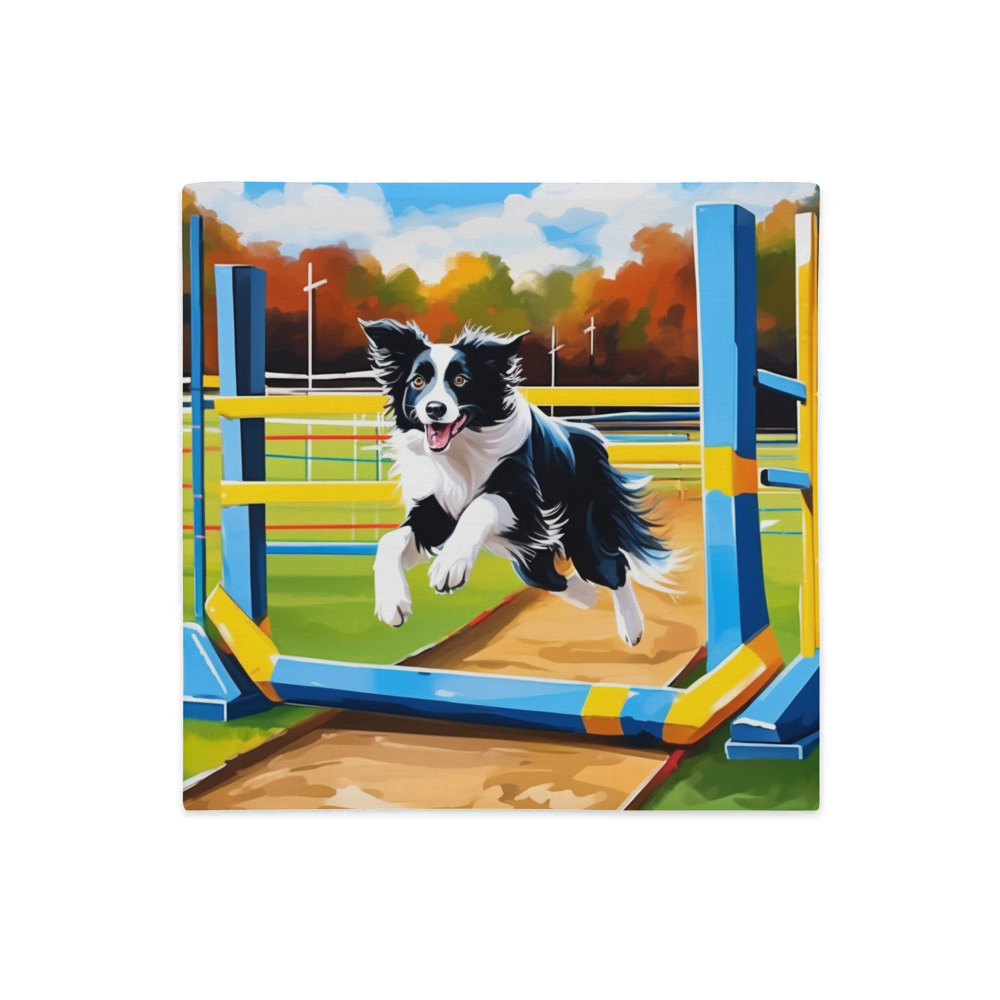 PugMug Custom Border Collie Premium Pillow Case