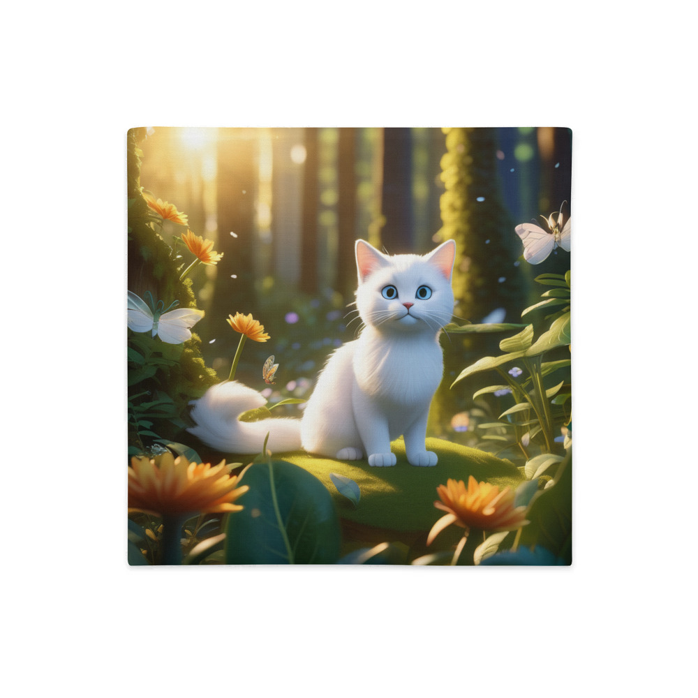 PugMug Custom White Exotic Cat Premium Pillow Case