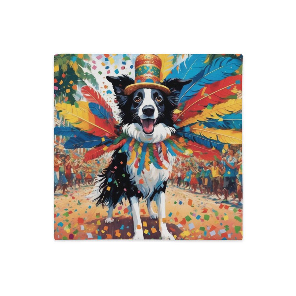 PugMug Custom Border Collie Premium Pillow Case