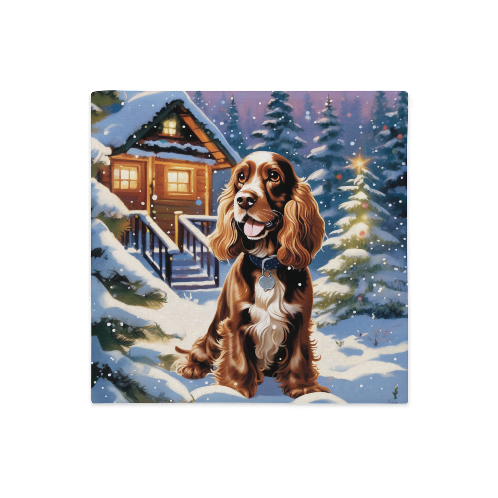 PugMug Custom English Cocker Spaniel Premium Pillow Case