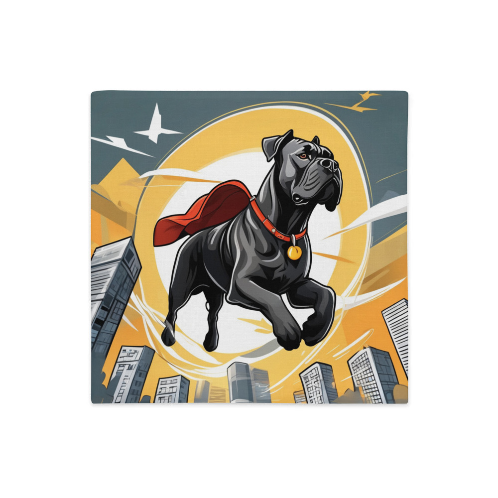 PugMug Custom Cane Corso Premium Pillow Case