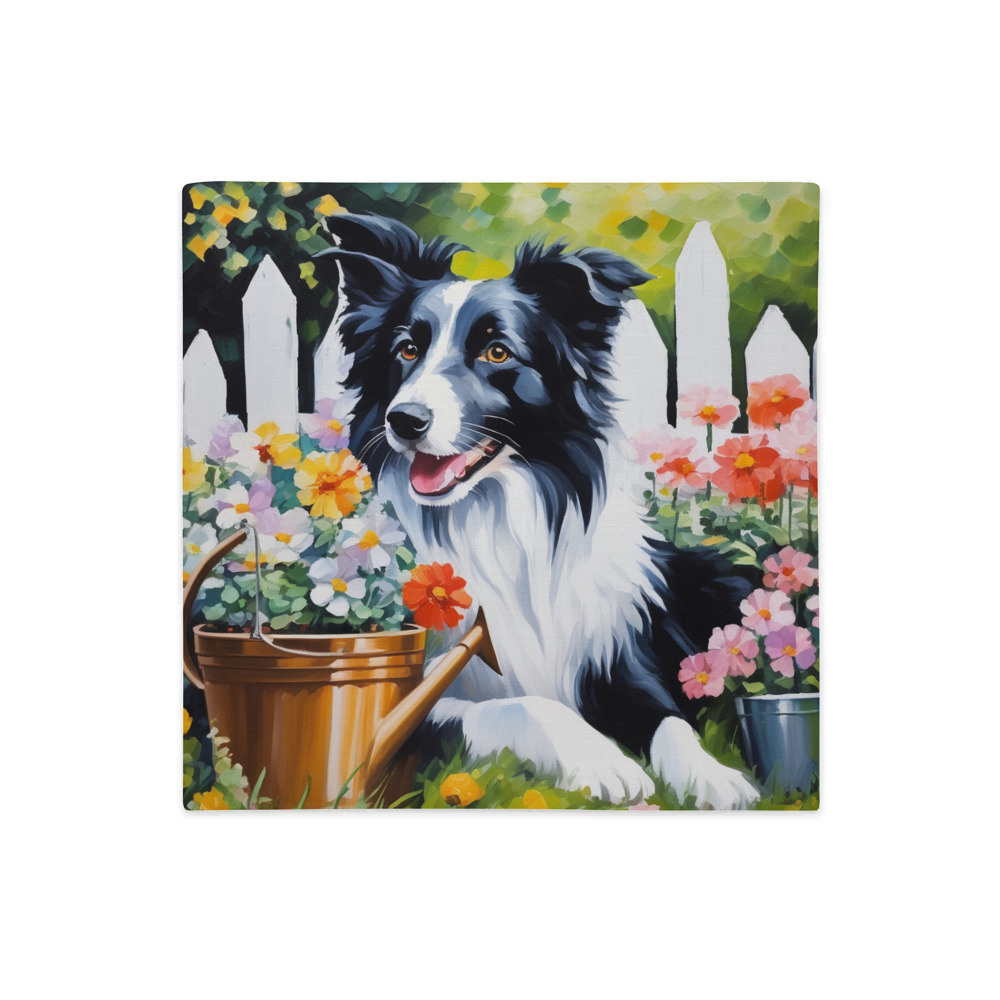 PugMug Custom Border Collie Premium Pillow Case