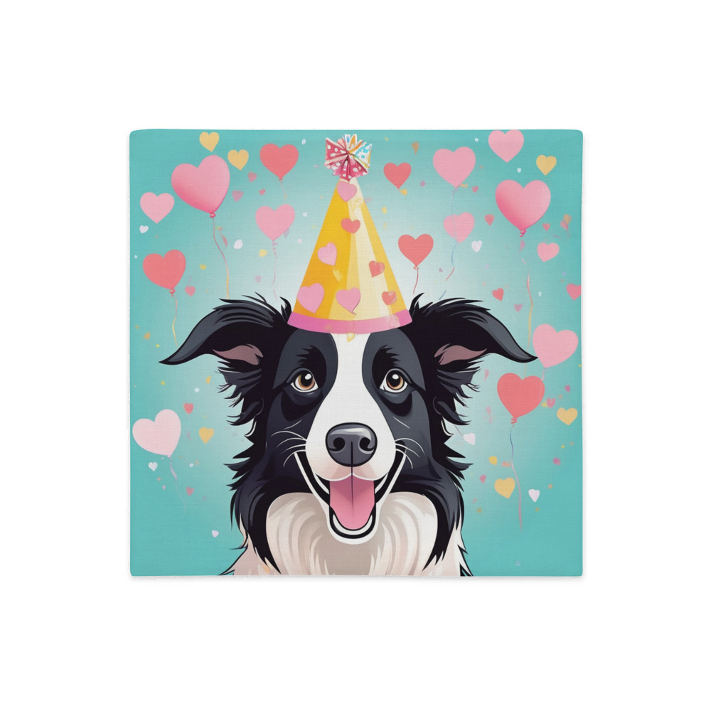 PugMug Custom Border Collie Premium Pillow Case