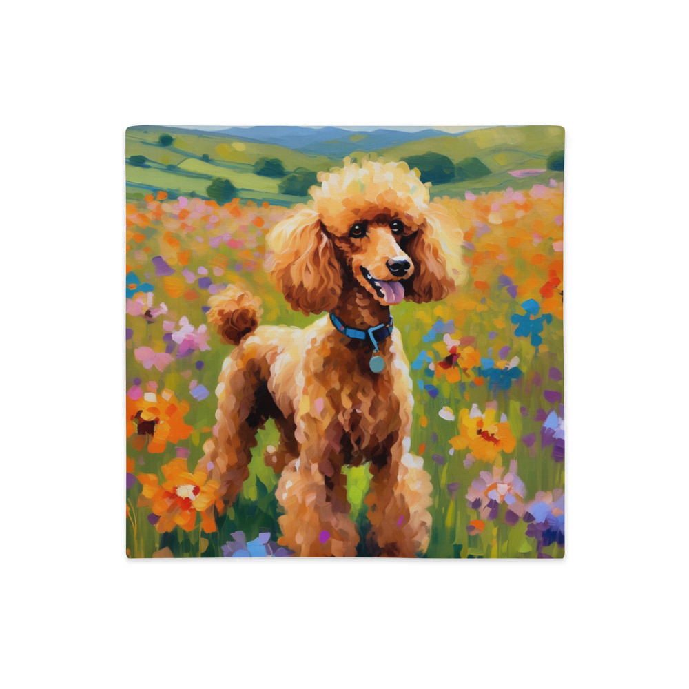 PugMug Custom Tan Poodle Premium Pillow Case