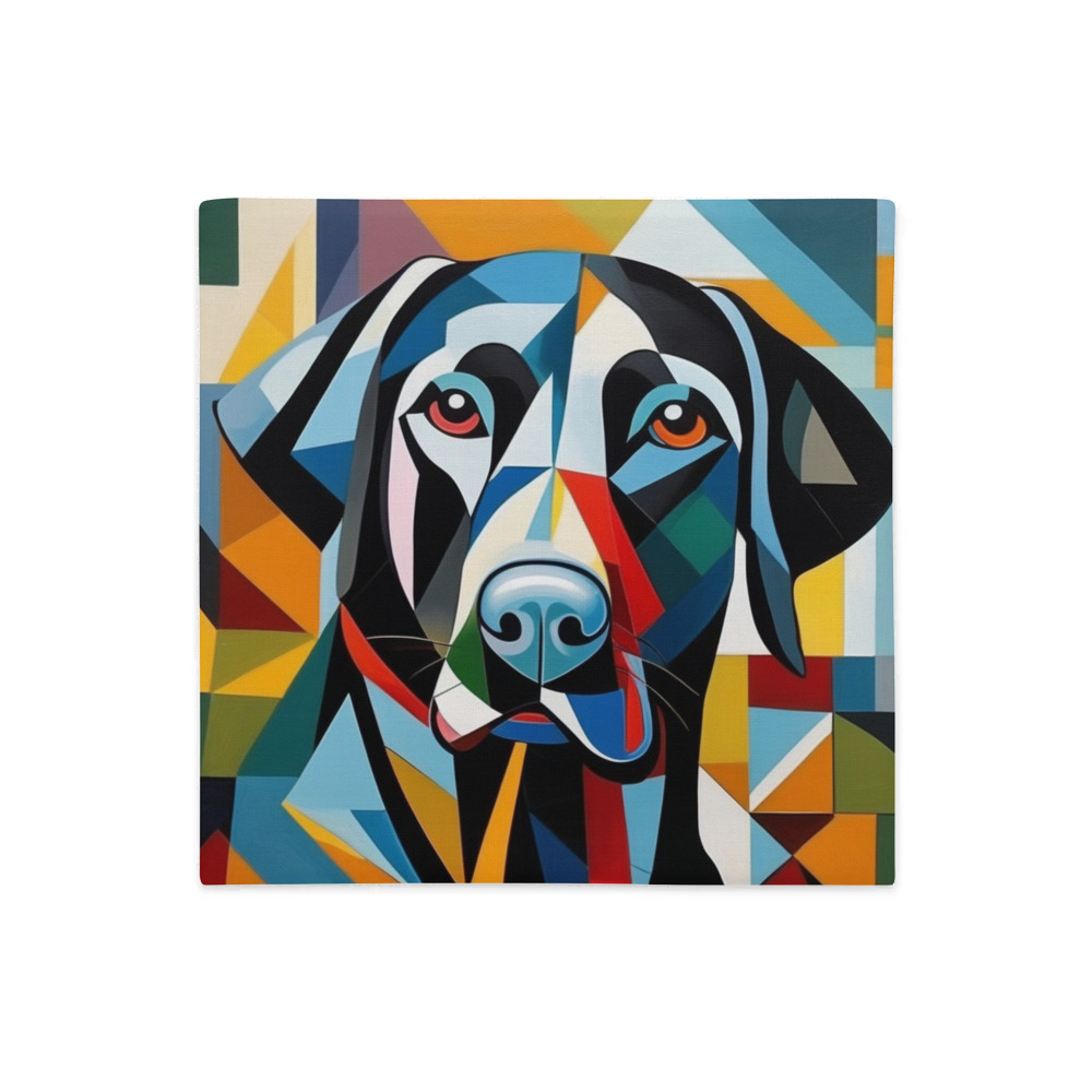 PugMug Custom Black Labrador Retriever Premium Pillow Case