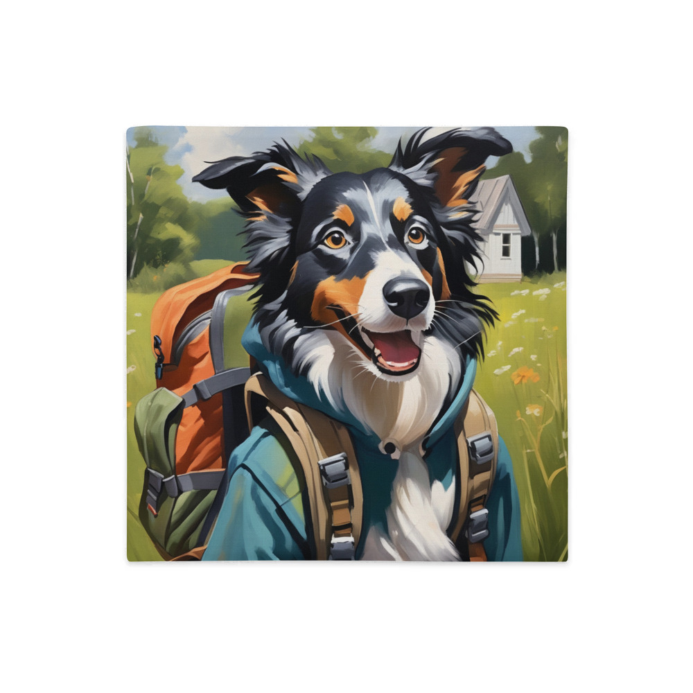 PugMug Custom Border Collie Premium Pillow Case