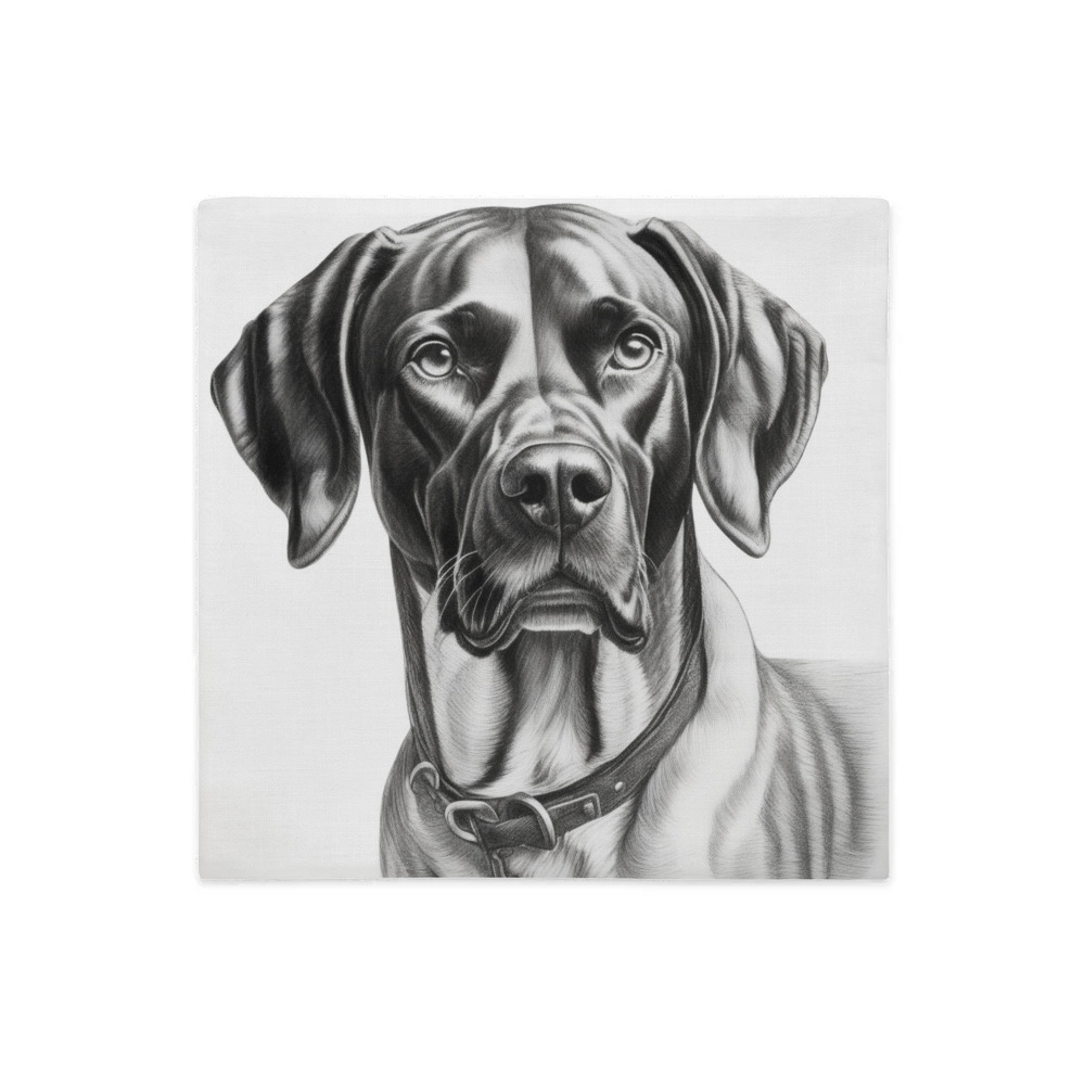 PugMug Custom Pointer Dog Premium Pillow Case