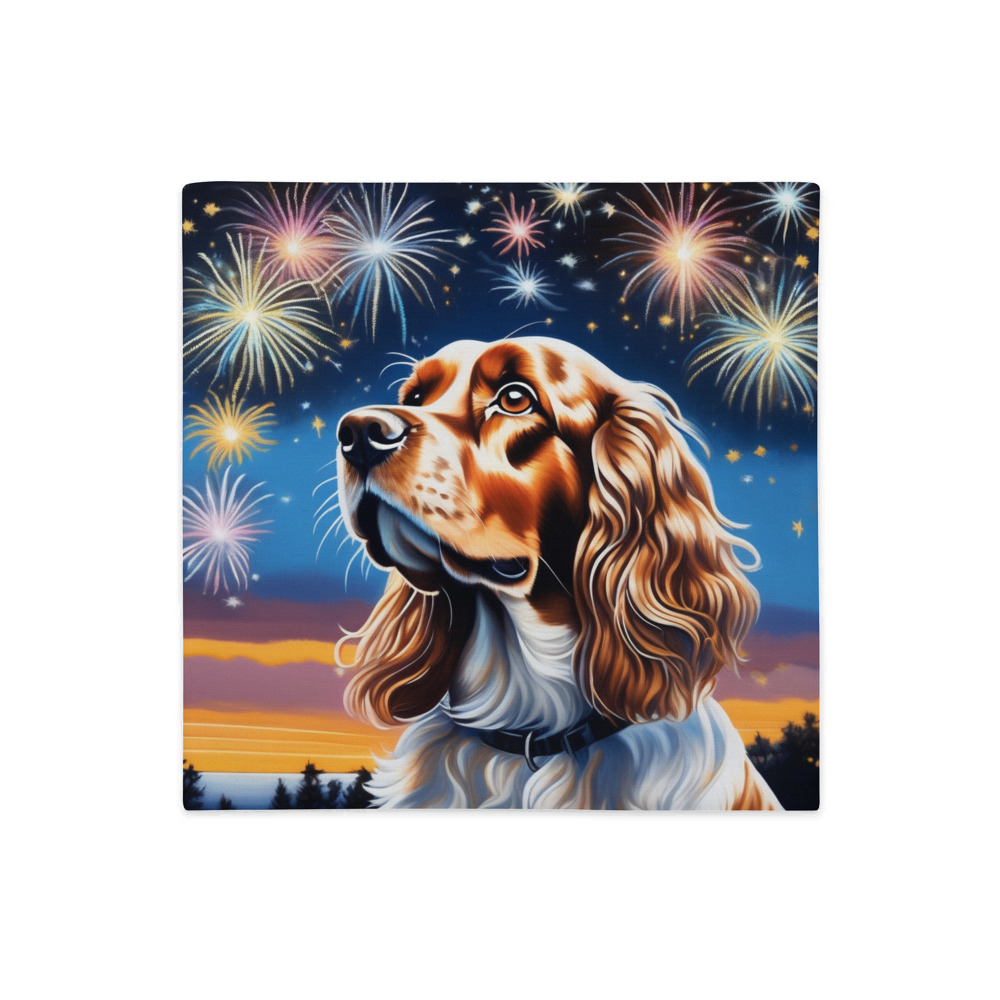 PugMug Custom English Cocker Spaniel Premium Pillow Case