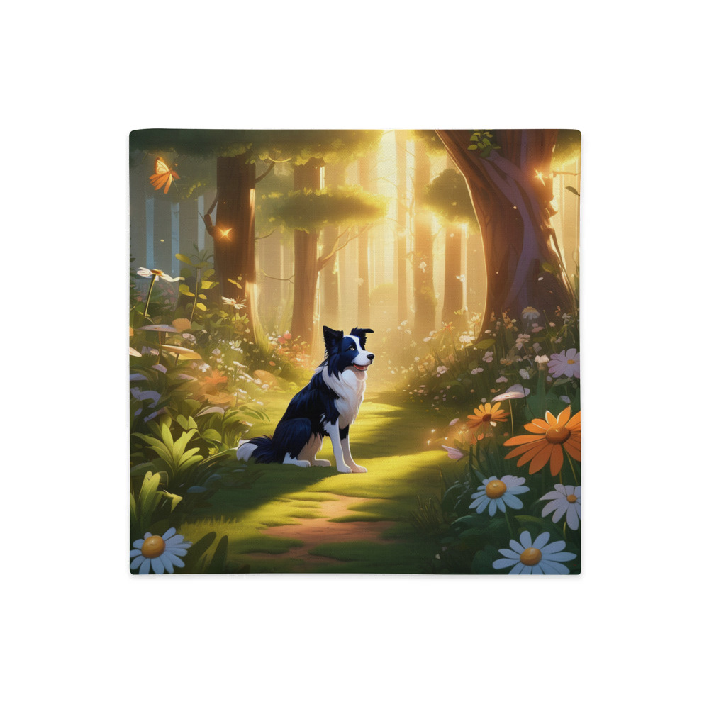 PugMug Custom Border Collie Premium Pillow Case