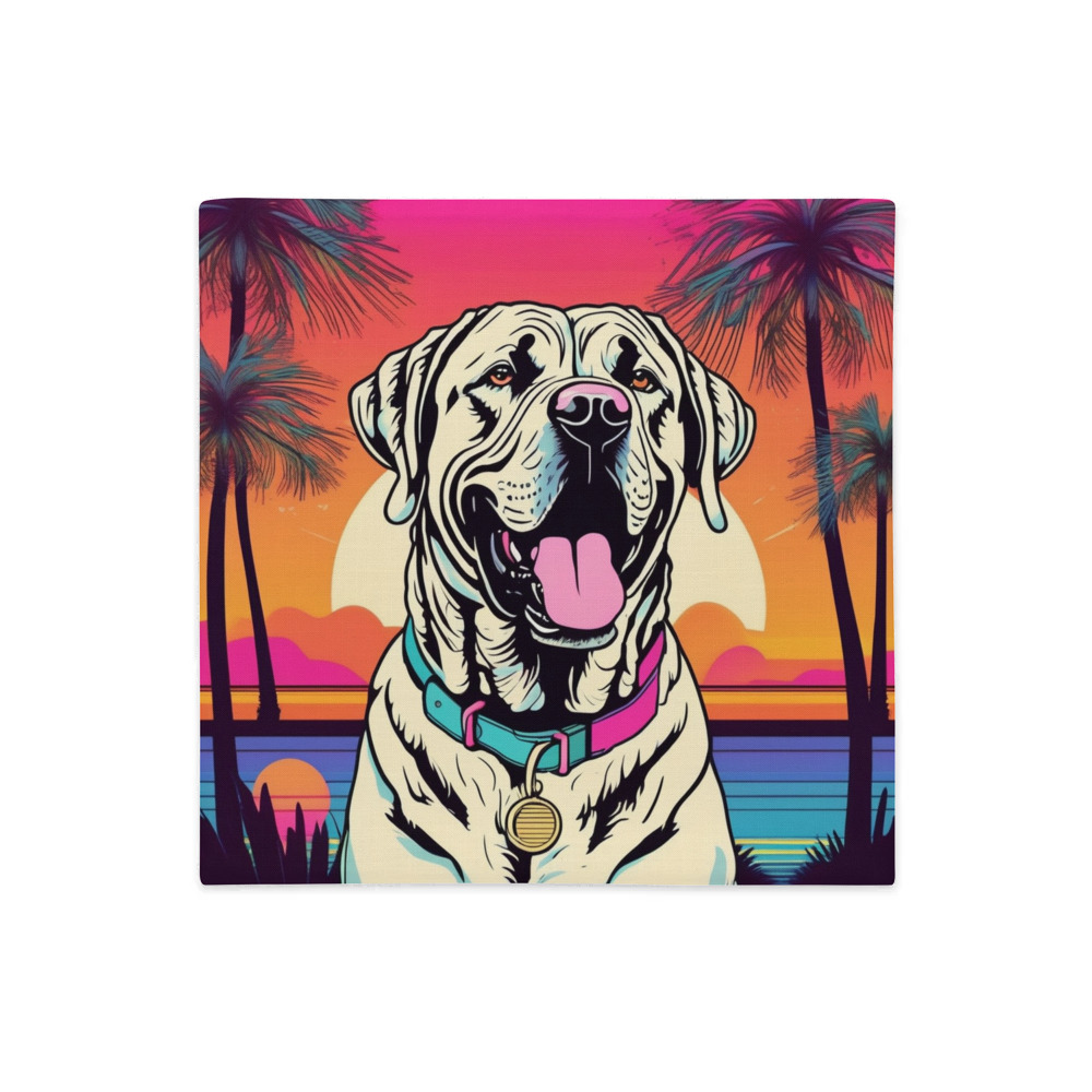 PugMug Custom Mastiff Premium Pillow Case