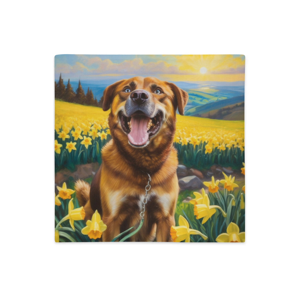 PugMug Custom Blue Premium Pillow Case