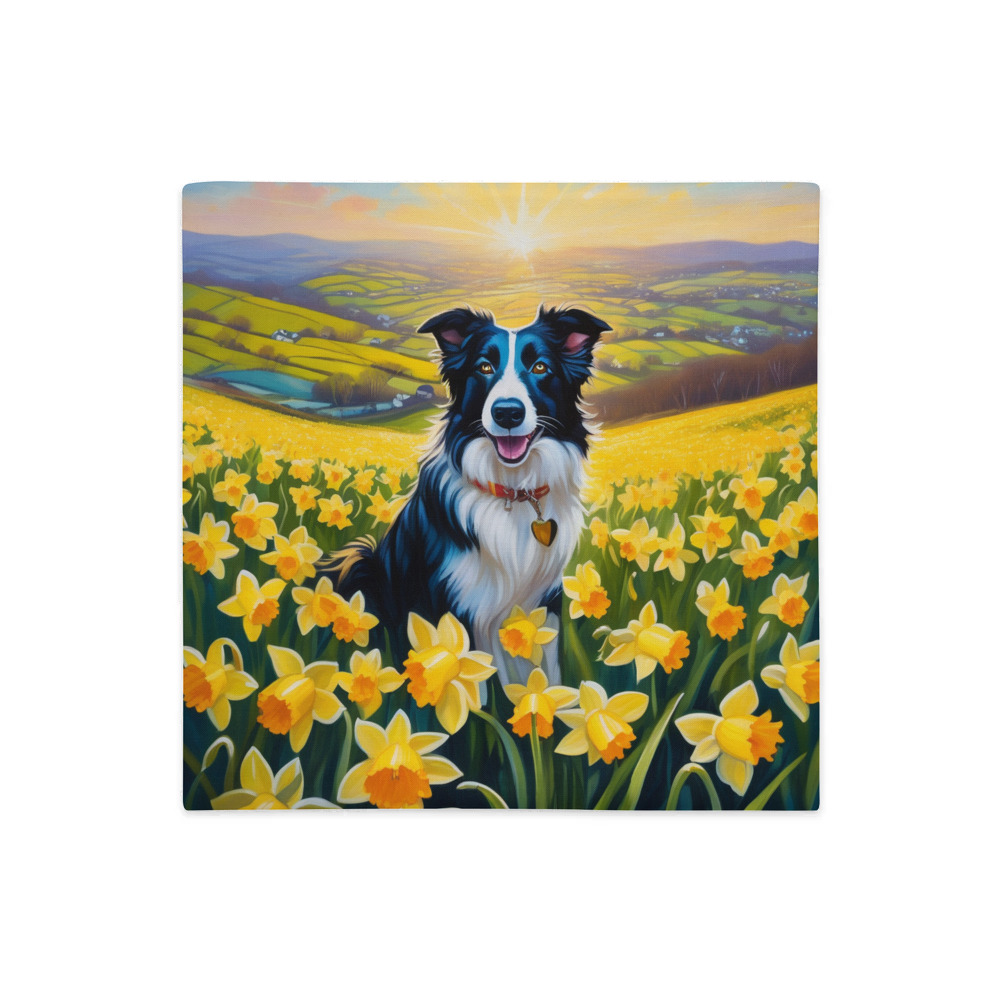 PugMug Custom Border Collie Premium Pillow Case