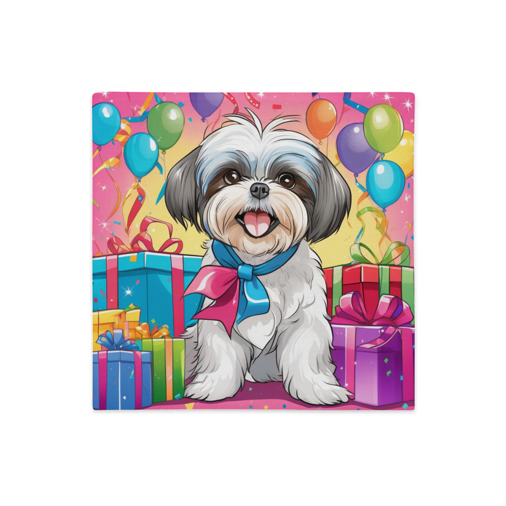 PugMug Custom Shih Tzu Premium Pillow Case