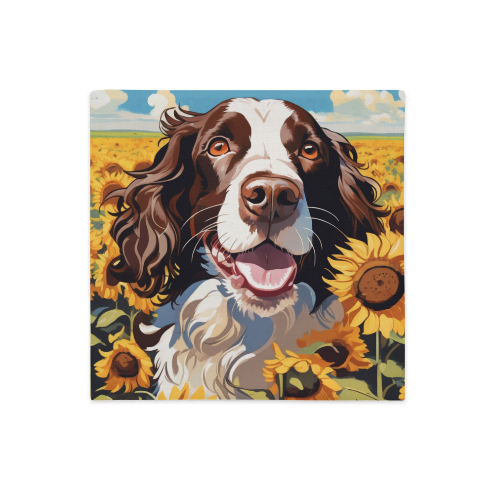 PugMug Custom English Springer Spaniel Premium Pillow Case