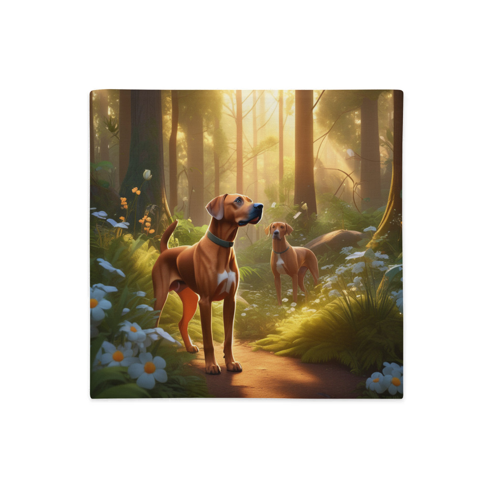 PugMug Custom Rhodesian Ridgeback Premium Pillow Case