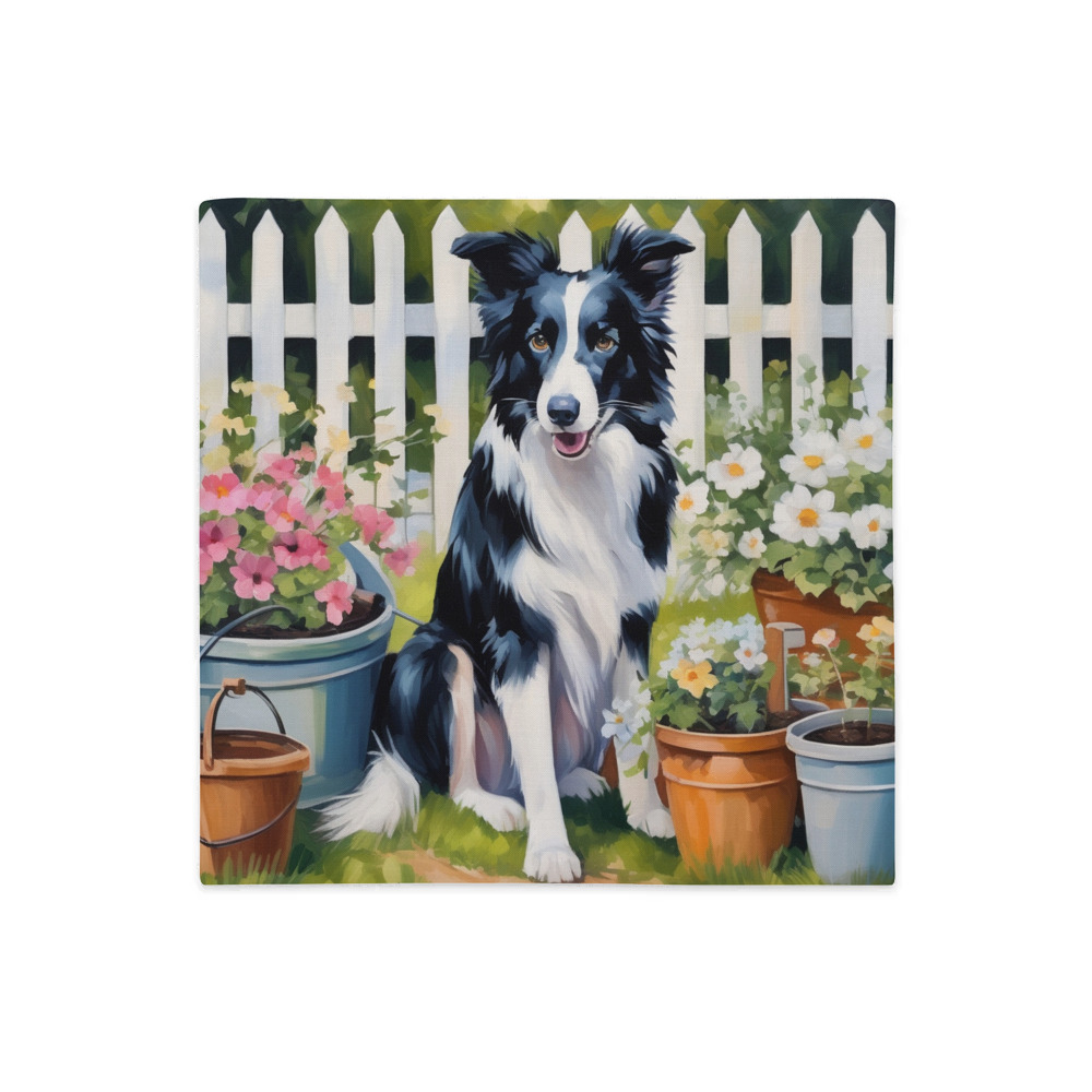 PugMug Custom Border Collie Premium Pillow Case