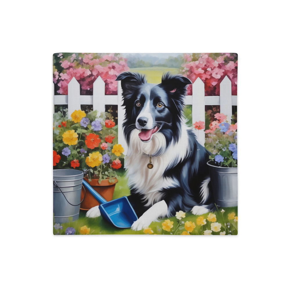 PugMug Custom Border Collie Premium Pillow Case