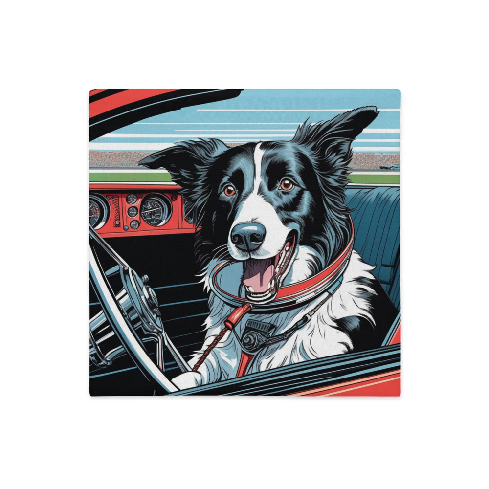 PugMug Custom Border Collie Premium Pillow Case