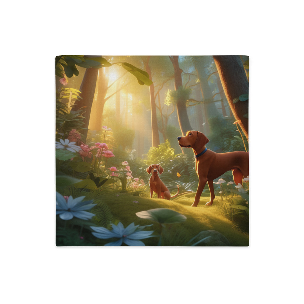 PugMug Custom Vizsla Premium Pillow Case