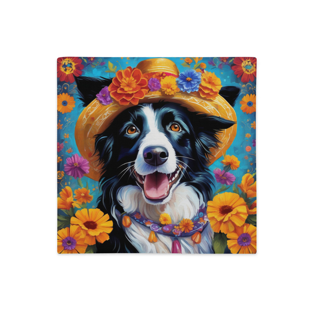 PugMug Custom Border Collie Premium Pillow Case