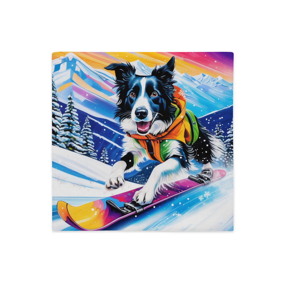 PugMug Custom Border Collie Premium Pillow Case