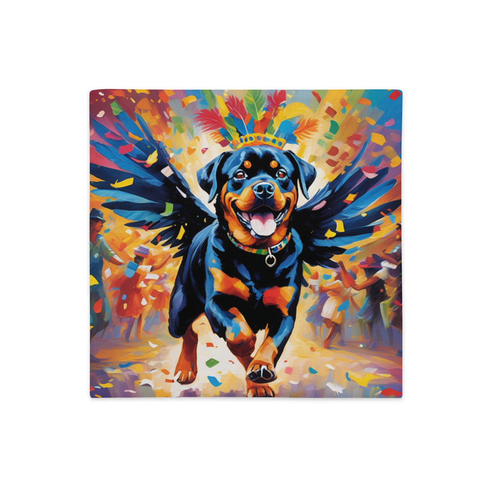 PugMug Custom Rottweiler Premium Pillow Case