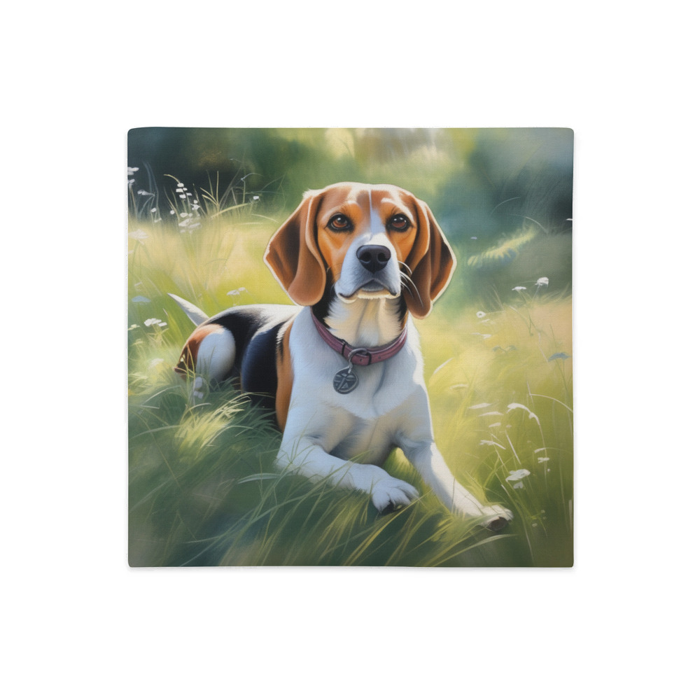 PugMug Custom Beagle Premium Pillow Case