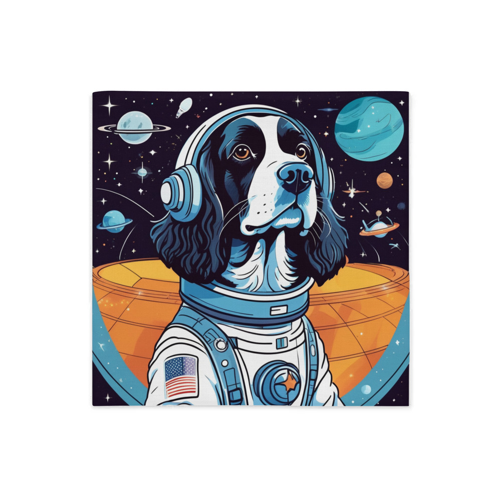 PugMug Custom English Springer Spaniel Premium Pillow Case