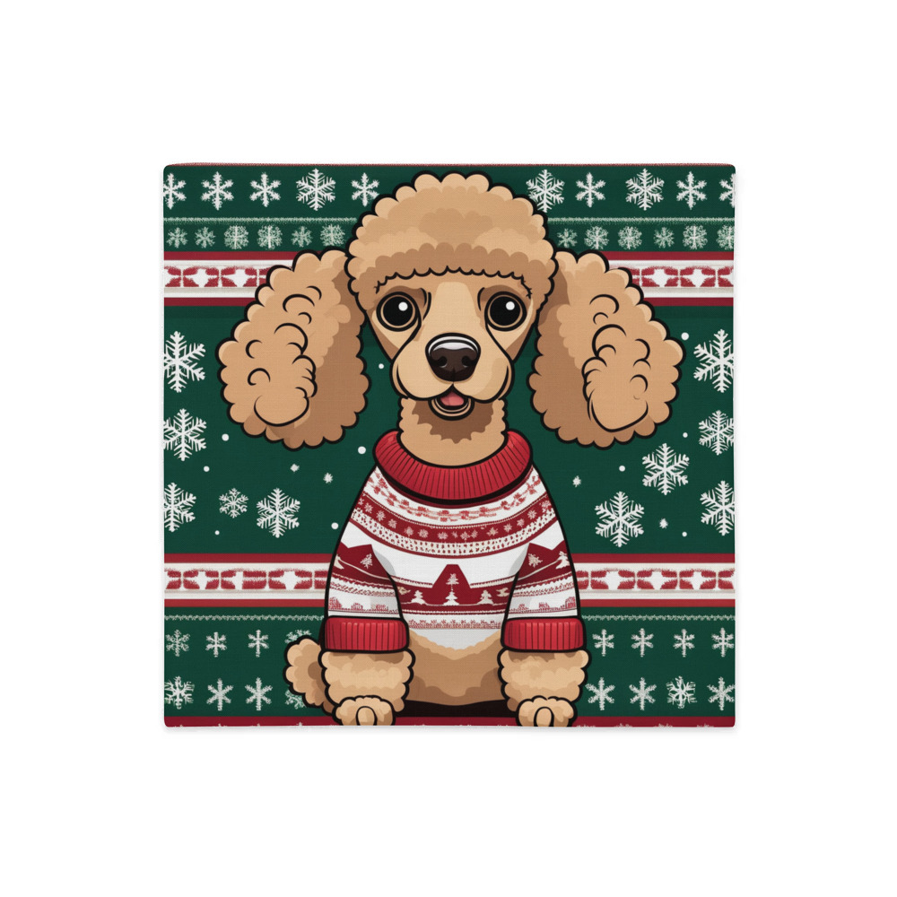 PugMug Custom Tan Poodle Premium Pillow Case