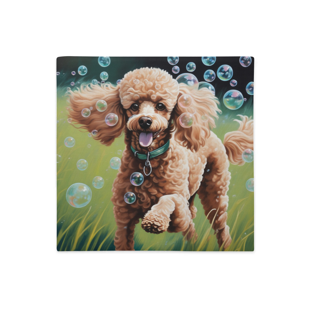 PugMug Custom Tan Poodle Premium Pillow Case