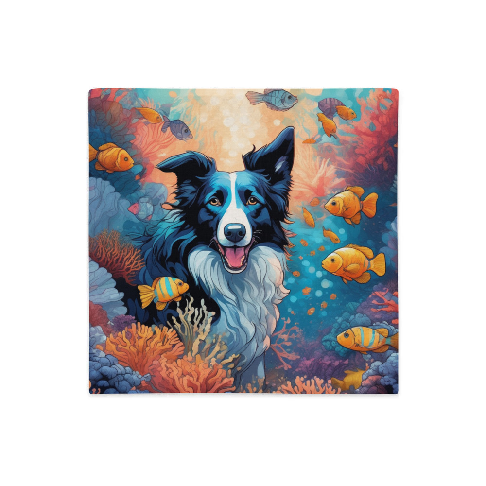 PugMug Custom Border Collie Premium Pillow Case