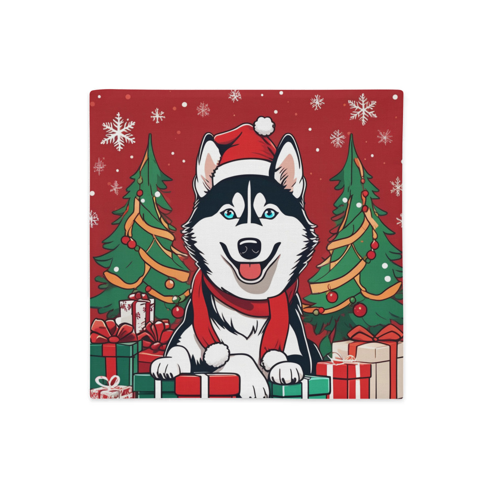 PugMug Custom Siberian Husky Premium Pillow Case