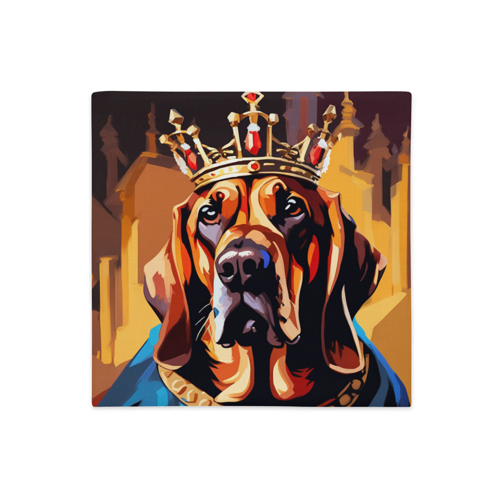 PugMug Custom Bloodhound Premium Pillow Case