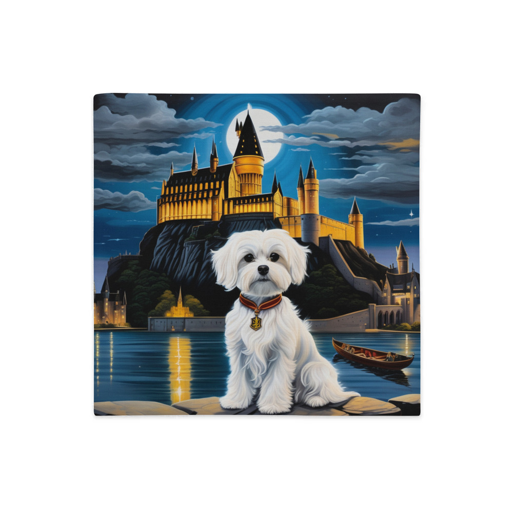 PugMug Custom Maltese Dog Premium Pillow Case