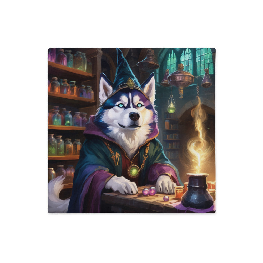 PugMug Custom Siberian Husky Premium Pillow Case