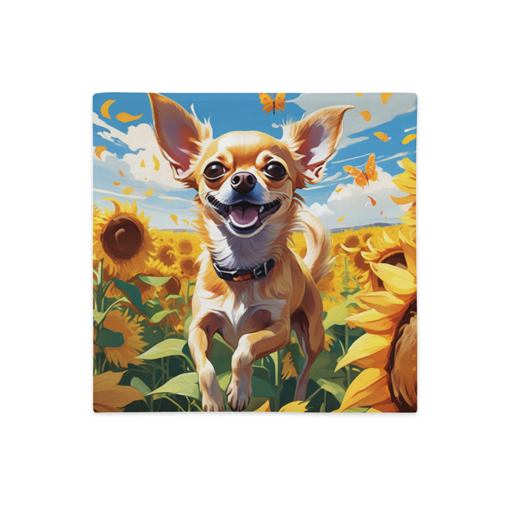 PugMug Custom Chihuahua Premium Pillow Case