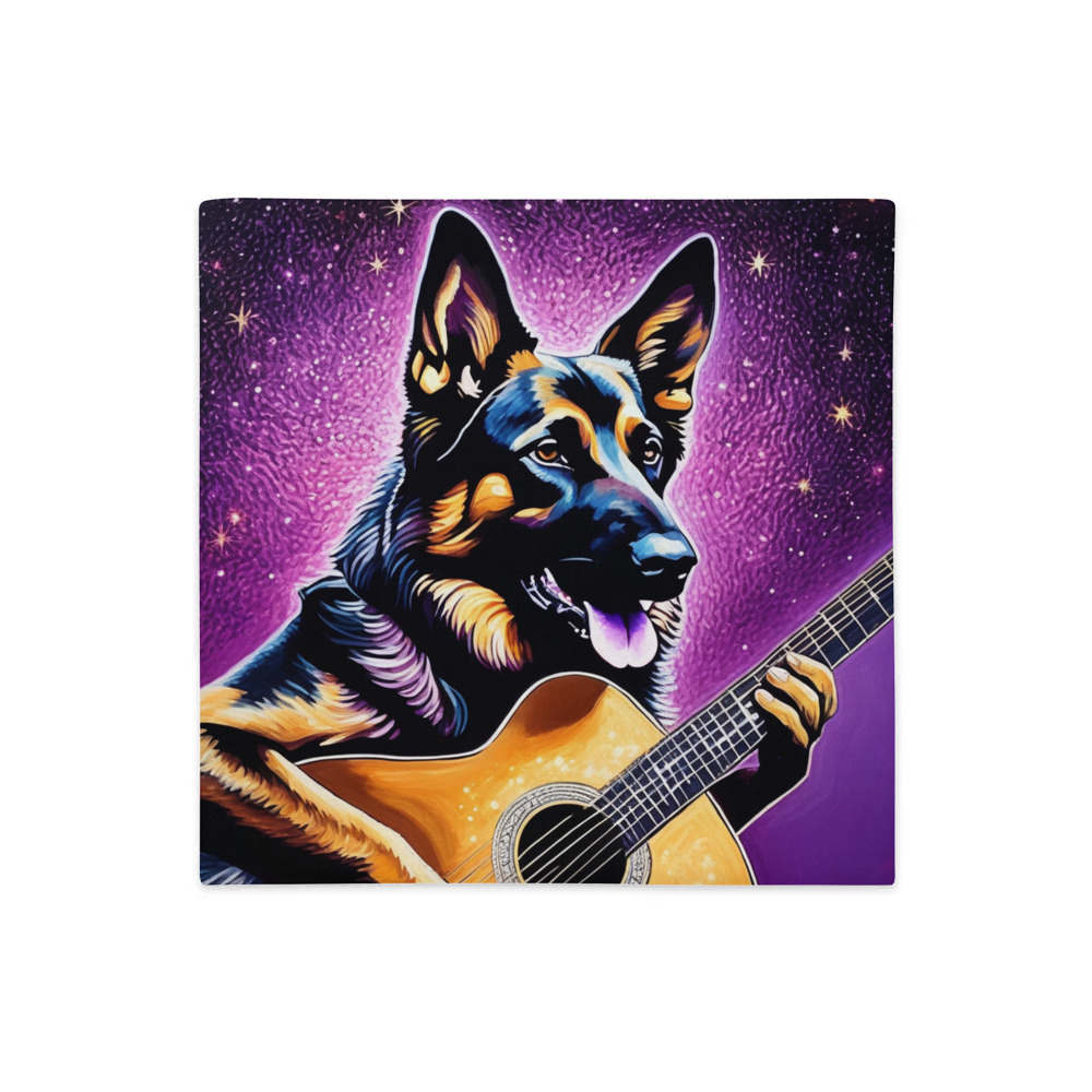 PugMug Custom German Shepherd Dog Premium Pillow Case